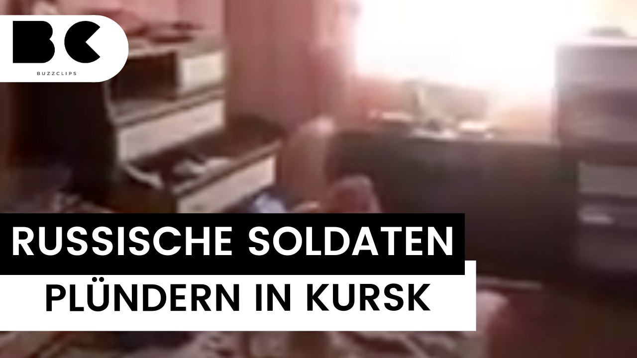 Russische Soldaten plündern wohl eigenes Land