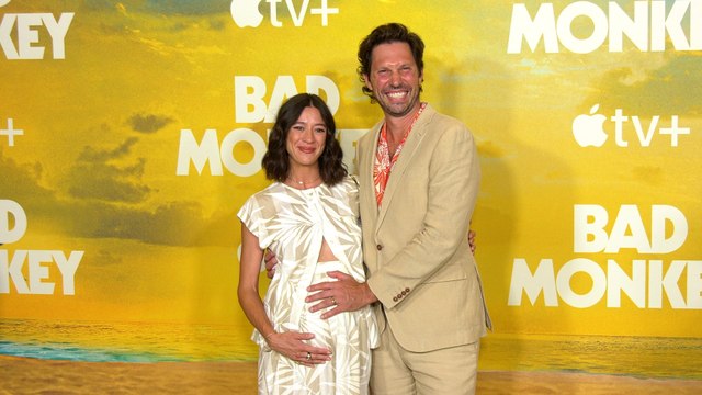 Maggie Gonzales and Brian Thomas Smith Bad Monkey World Premiere Red Carpet
