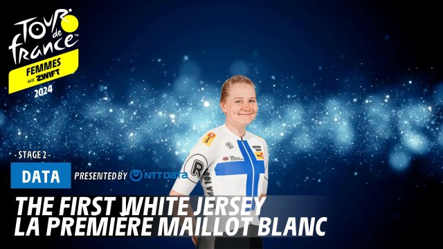 The first White Jersey - Tour de France Femmes avec Zwift 2024