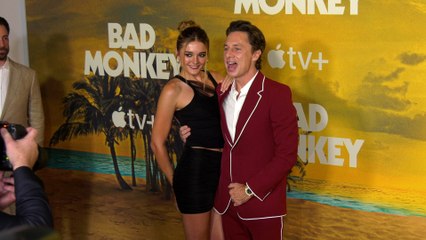 Charlotte Lawrence and Zach Braff "Bad Monkey" World Premiere Red Carpet