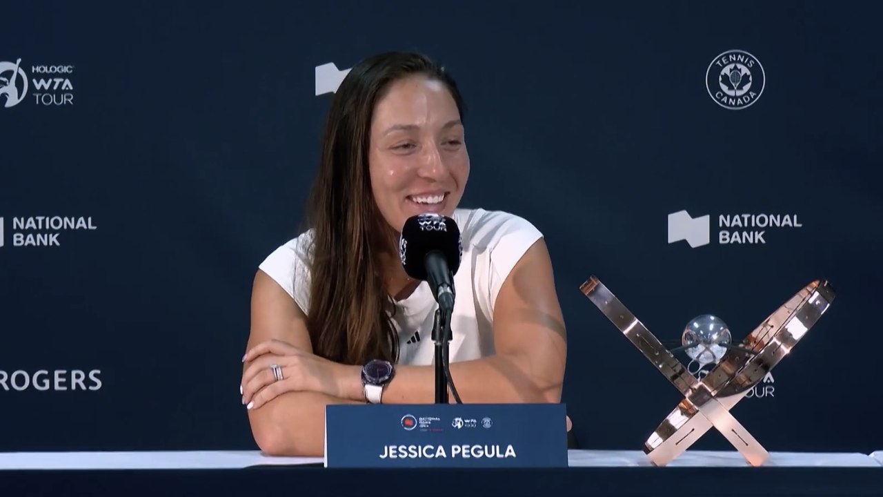 Tennis - Toronto 2024 - Jessica Pegula : "I can add this one to the collection... It's pretty cool"