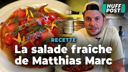 L’ancien Top Chef Matthias Marc nous donne sa recette sans cuisson pour se régaler en été