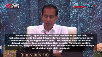 Sidang Kabinet Perdana di IKN, Prabowo Hadir sebagai Presiden Terpilih 2024-2029