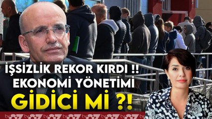 İŞSİZLİK REKOR KIRDI !! EKONOMİ YÖNETİMİ GİDİCİ Mİ ?
