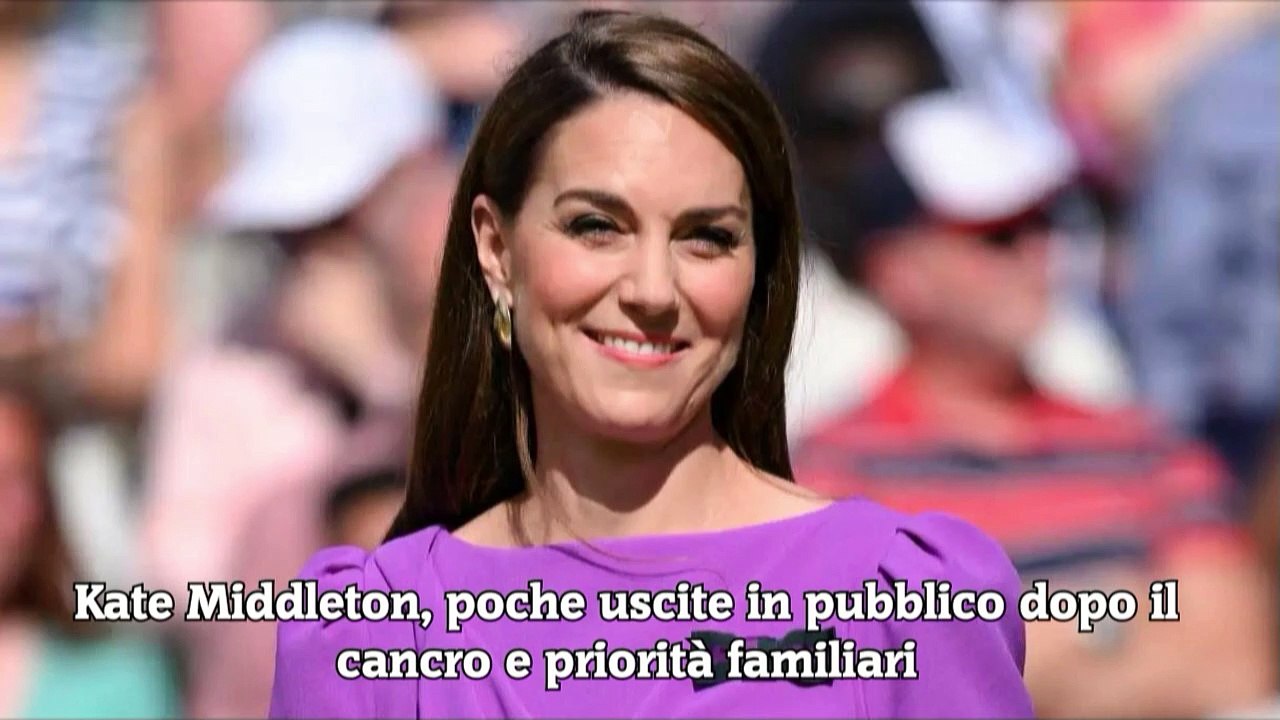 Kate Middleton, poche uscite in pubblico dopo il cancro e priorità familiari