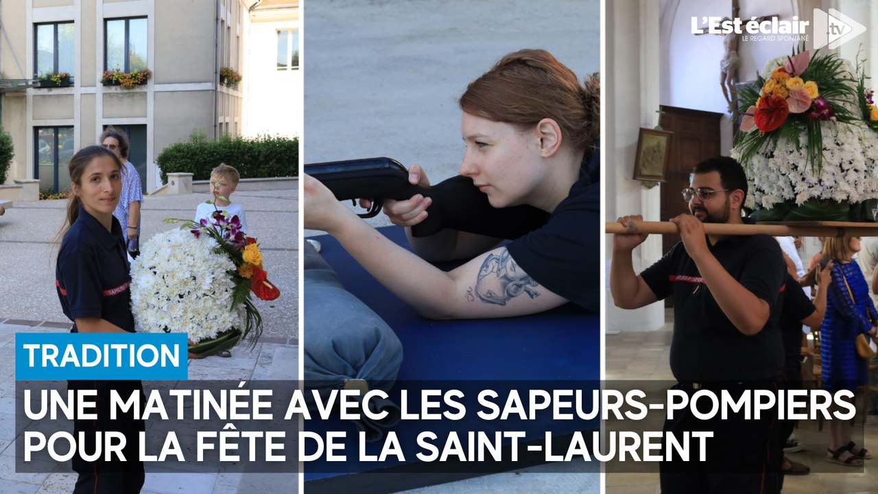 Une matinée avec les sapeurs-pompiers pour la fête de la Saint-Laurent, à Nogent-sur-Seine
