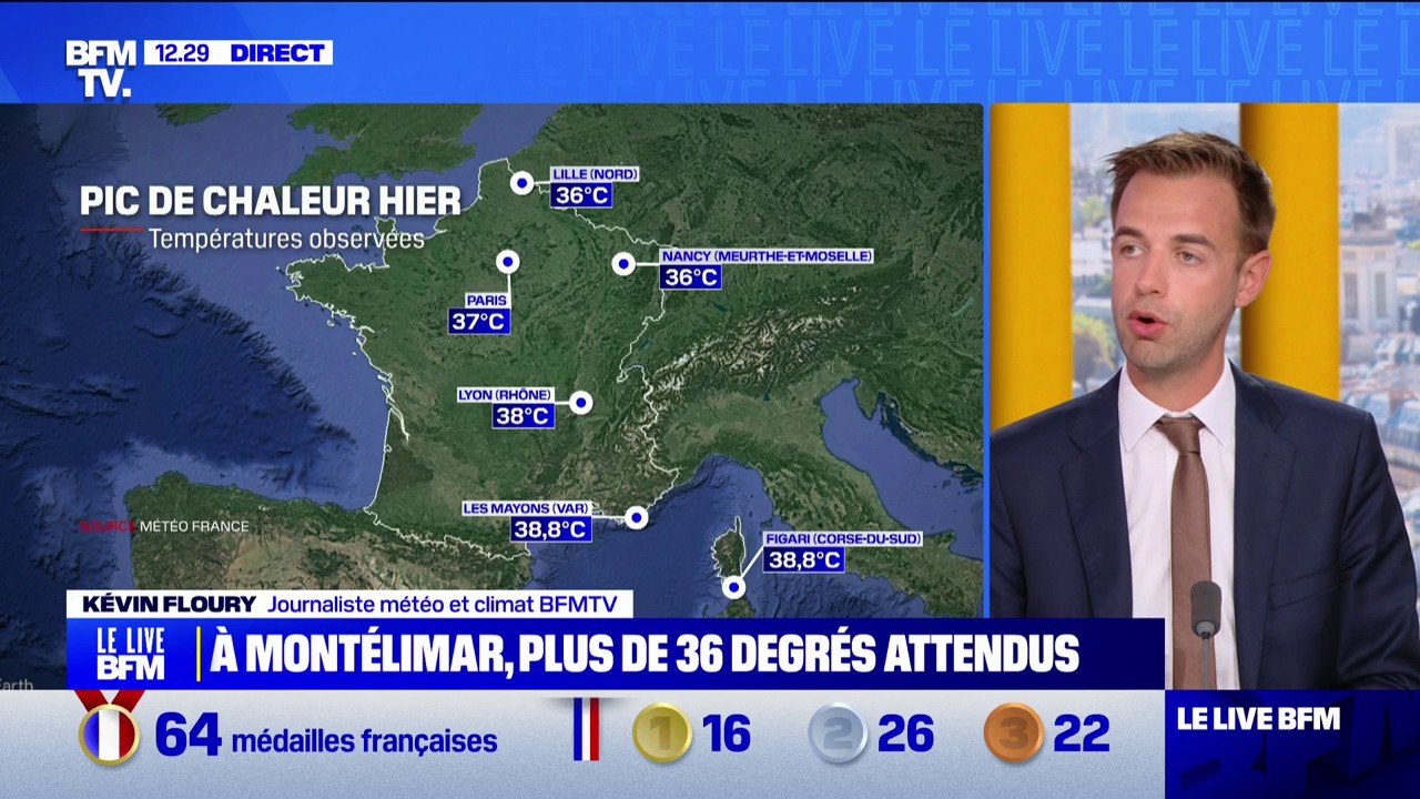 24 départements placés en vigilance orange orages, 9 départements toujours en alerte canicule