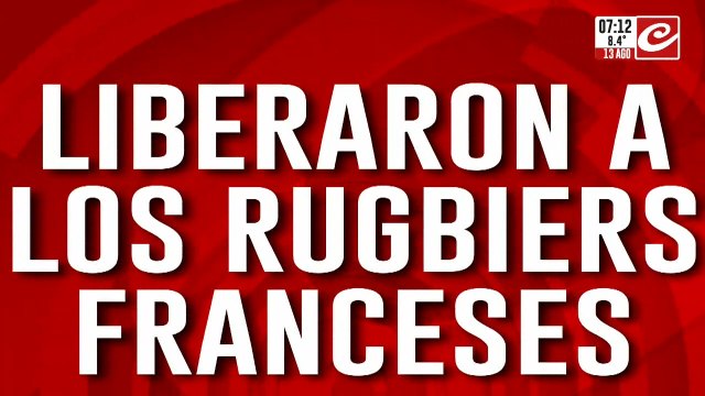 Liberaron a los rugbiers franceses acusados de violación