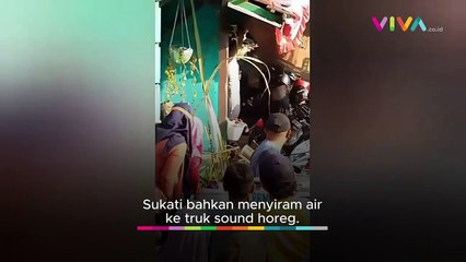 Emak-emak Siram Pawai Sound hingga Nyaris Dihajar Massa