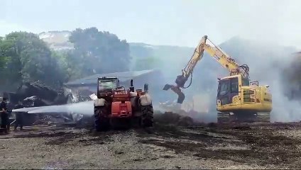 Plusieurs dizaines de bêtes tuées dans l'incendie d'un bâtiment agricole à Saint-Nizier-du-Moucherotte