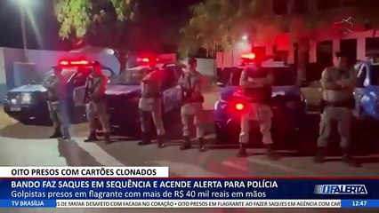 Bando faz saques em sequência e acende alerta para polícia