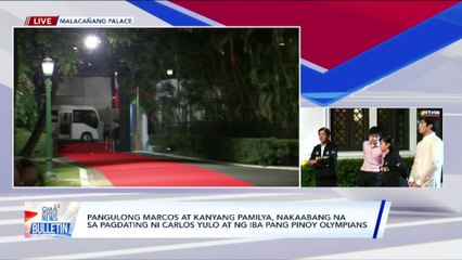 Two-time Olympic gold medalist Carlos Yulo, sinalubong ni PBBM sa Malacañang