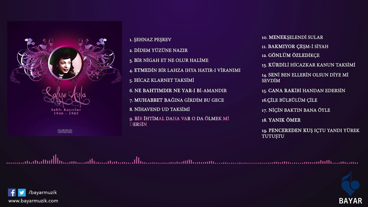 Safiye Ayla - Bir İhtimal Daha Var O Da Ölmek Mi Dersin