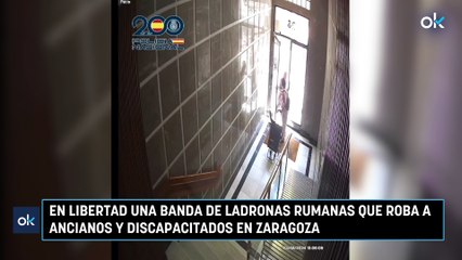 Download Video: En libertad una banda de ladronas rumanas que roba a ancianos y discapacitados en Zaragoza