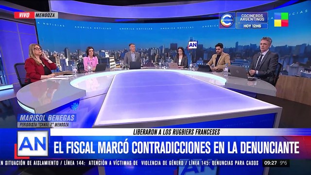 Liberan a los rugbiers franceses, acusados de abuso en Mendoza, tras audios claves