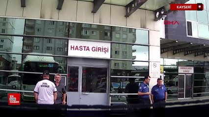 Kayseri'de otobüste fenalaşan yolcuyu, hastaneye yetiştirdi