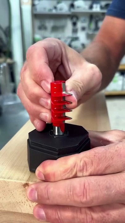 Freud finger joint bit and I definitely used way too much glue /woodworking