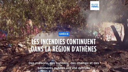 Incendie en Grèce : la diminution des vents fait naitre l’espoir de maitriser les flammes