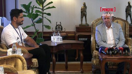 Mansur Yavaş, milli güreşçi Taha Akgül ile bir araya geldi: Maalesef pek kurallara uyulmadı