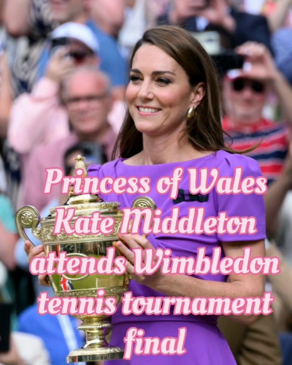 Princess of Wales Kate Middleton attends Wimbledon tennis tournament final with Princess Charlotte  #Royal News#Royal Family#Royalty#Celebrity#Sports#