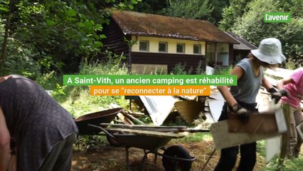 A Saint-Vith, un camping est réhabilité pour "se reconnecter à la nature"