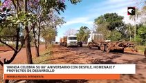 Wanda celebra su 88° aniversario con desfile, homenaje y proyectos de desarrollo