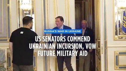 'Bold and brilliant': Bipartisan US delegation supports Kyiv's Kursk incursion