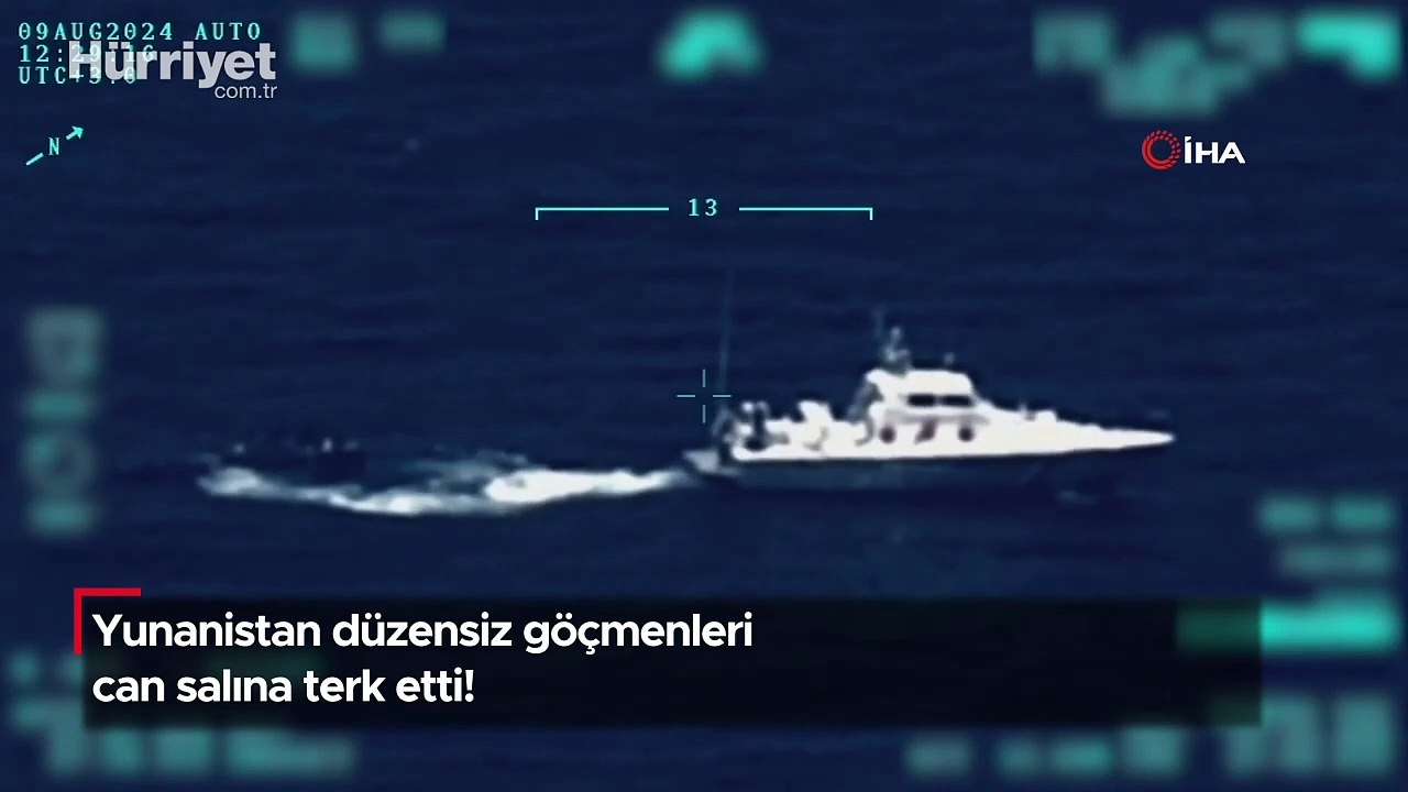 Yunanistan düzensiz göçmenleri can salına terk etti