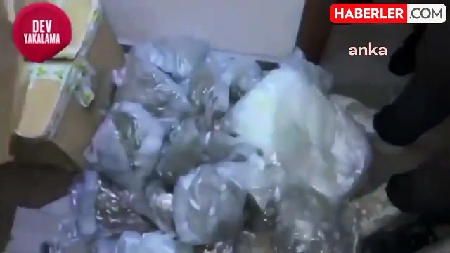 İzmir'de büyük uyuşturucu operasyonu: 124 kg esrar ve 350 bin adet sentetik ecza ele geçirildi