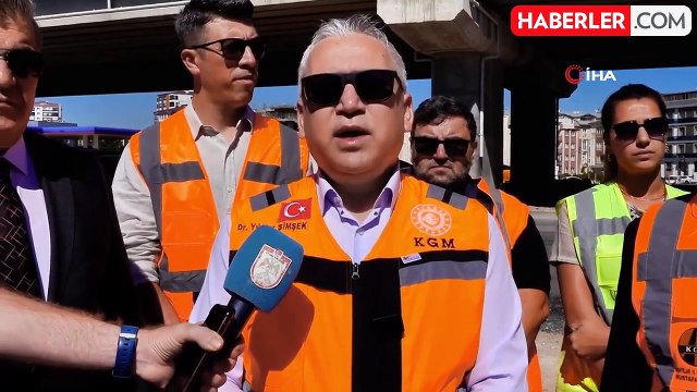 Numune Hastanesi Köprülü Kavşak Projesi'nde Çalışmalar Tamamlanmak Üzere