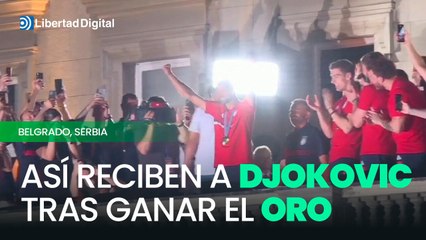 Djokovic es recibido como un héroe en Serbia tras ganar medalla de oro en París