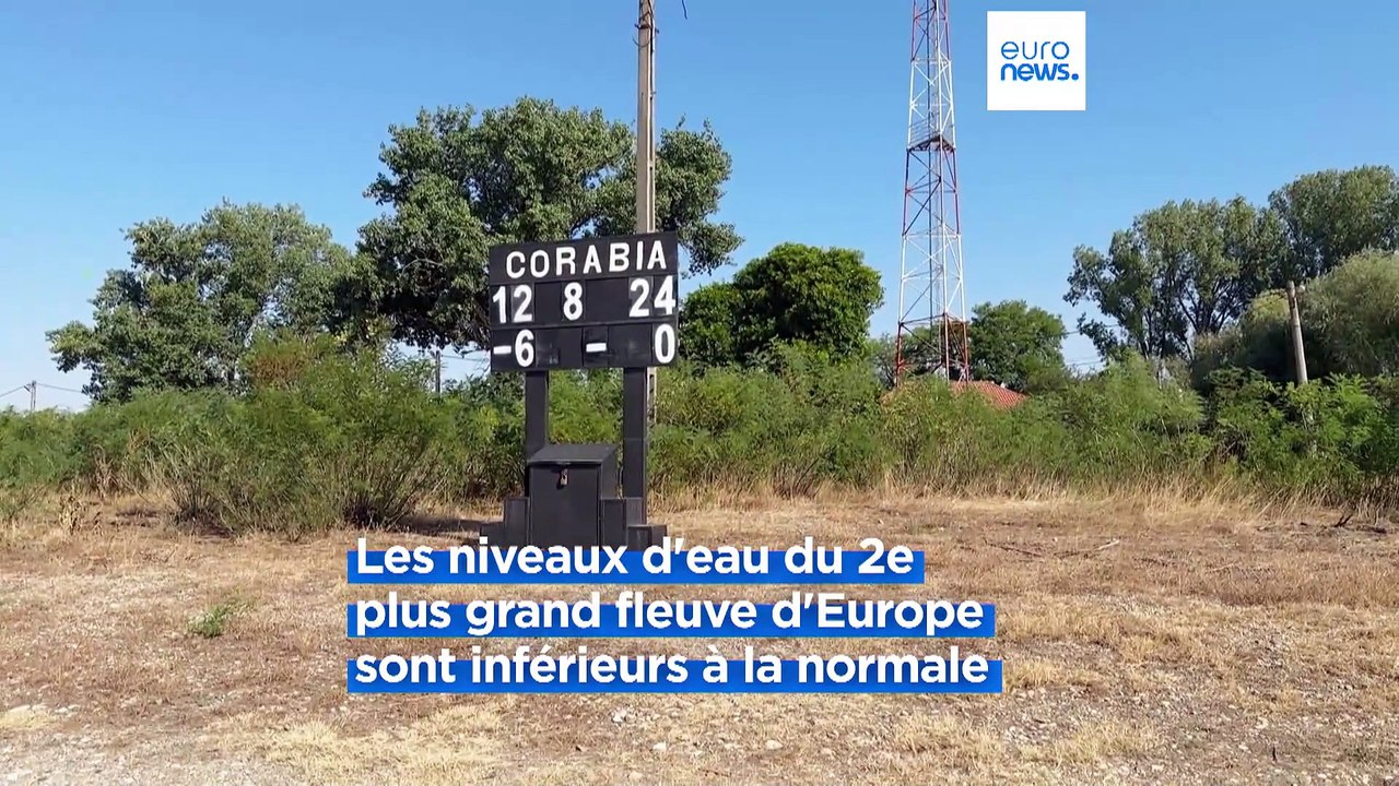 Roumanie : le niveau du Danube baisse à cause des fortes chaleurs