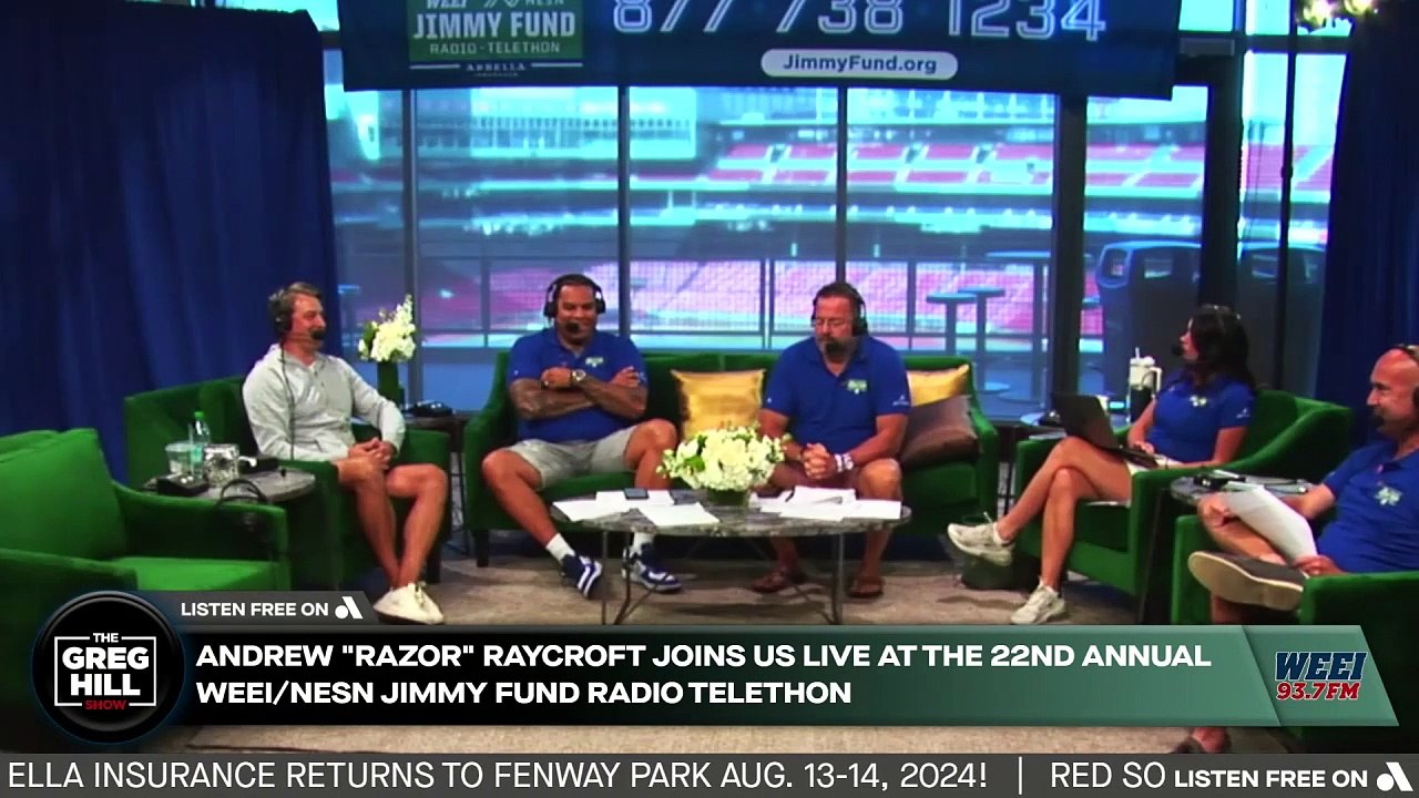 Andrew "Razor" Raycroft joins us live at the 22nd annual Weei/Nesn Jimmy Fund radio telethon