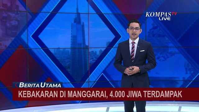 Kebakaran di Manggarai Jaksel Diduga Akibat Korsleting Listrik