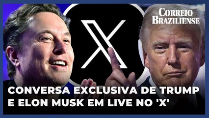 Trump e Musk debatem diversos temas em conversa no "X" apesar de ataque cibernético