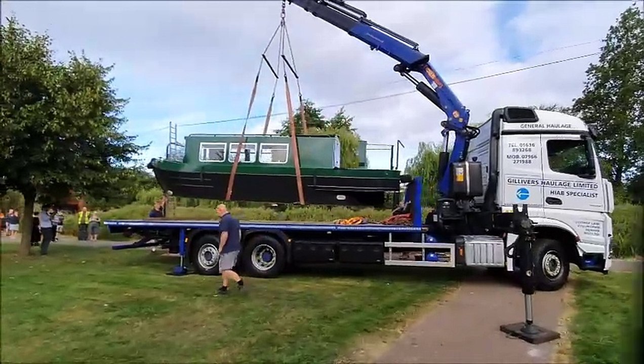 New trip boat for the River Slea is delivered