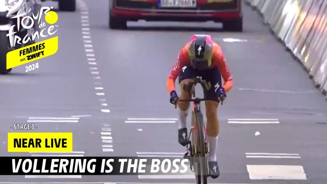 Vollering is the boss - Stage 3 - Tour de France Femmes avec Zwift 2024