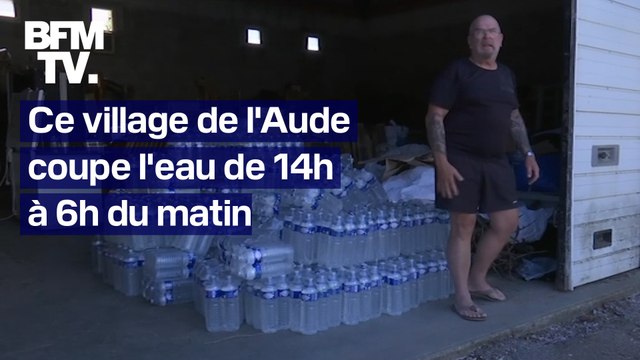 Le maire de ce village de l'Aude a pris la décision de couper l'eau de 14h à 6h à cause de la sécheresse