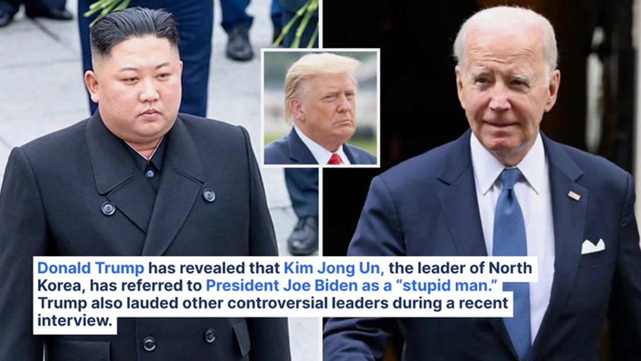 Trump Says Kim Jong Un Called President Biden 'Stupid,' Praises Russian President, Xi Jinping, And Himself For Being 'Tough' And 'Smart' During Interview With Elon Musk