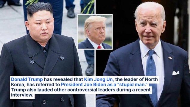 Trump Says Kim Jong Un Called President Biden 'Stupid,' Praises Russian President, Xi Jinping, And Himself For Being 'Tough' And 'Smart' During Interview With Elon Musk
