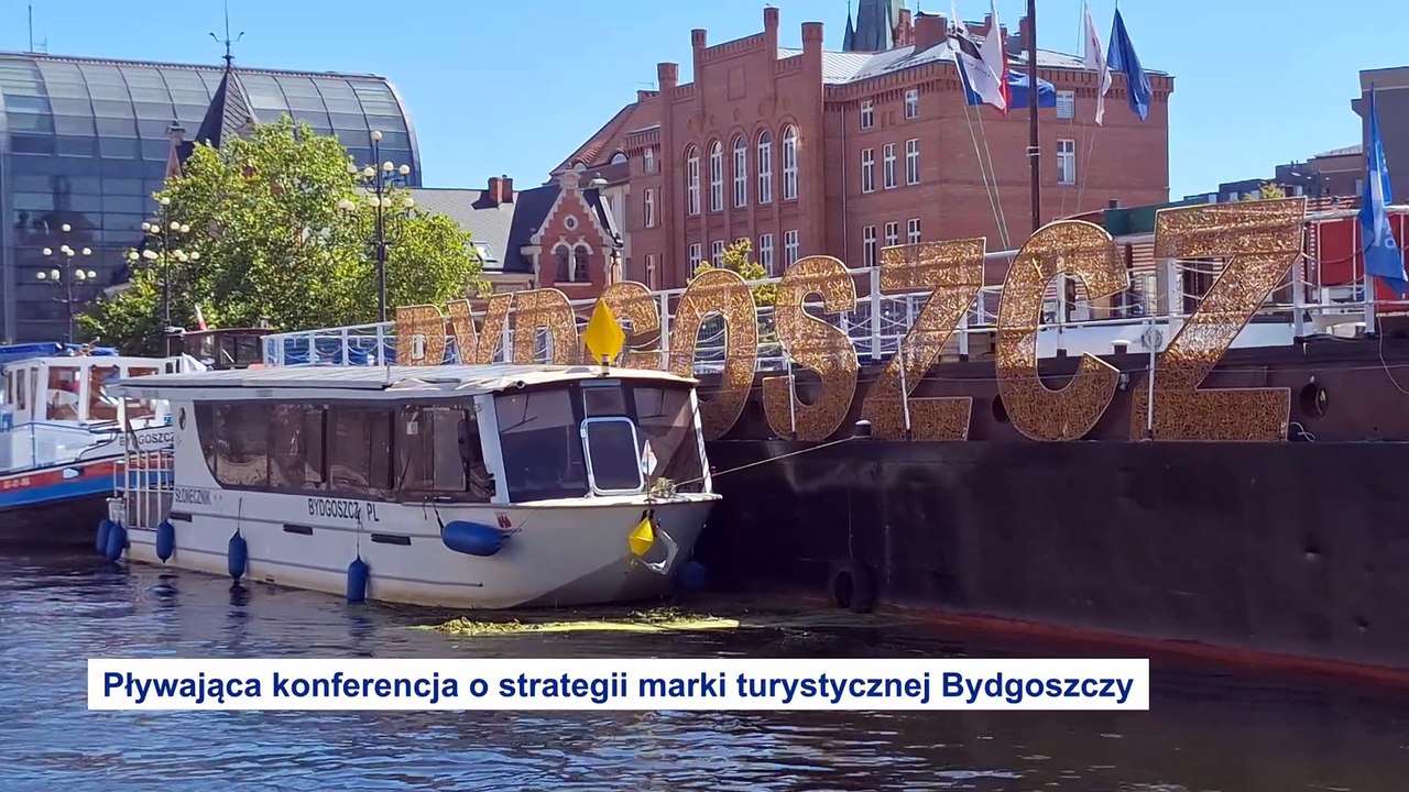 Pływająca konferencja o strategii marki turystycznej Bydgoszczy
