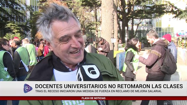 DOCENTES UNIVERSITARIOS NO RETOMARON LAS CLASES