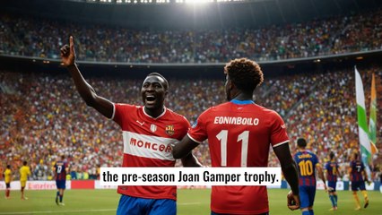 barcelona - monaco: AS Monaco Dominates Barcelona 3-0 in Pre-Season