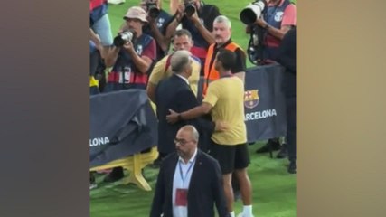 La imagen de Laporta tras ser humillado el Baarcleona en el Gamper