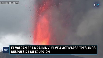 El volcán de La Palma vuelve a activarse tres años después de su erupción