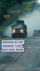 Ukrainian military hardware filmed in Sumy Region bordering Kursk region
