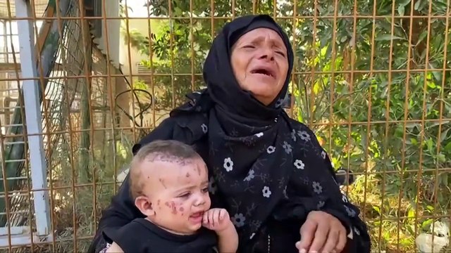 Una bebé sobrevive en un bombardeo israelí que mata a 10 miembros de una familia en Gaza