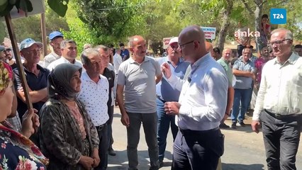 Üreticiler bu kez Sındırgı'da eylem yaptı, 'hükümet istifa' sloganı attı