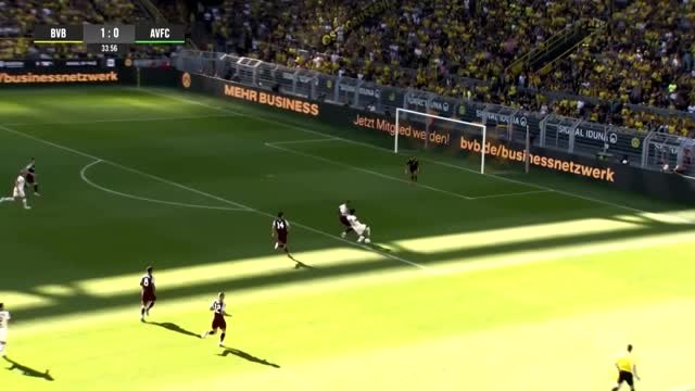 Brandt brilliance hands Dortmund win over Villa