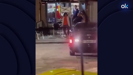 Nuevas imágenes del hombre que empotró su coche contra un bar en La Coruña para tratar de matar a su ex